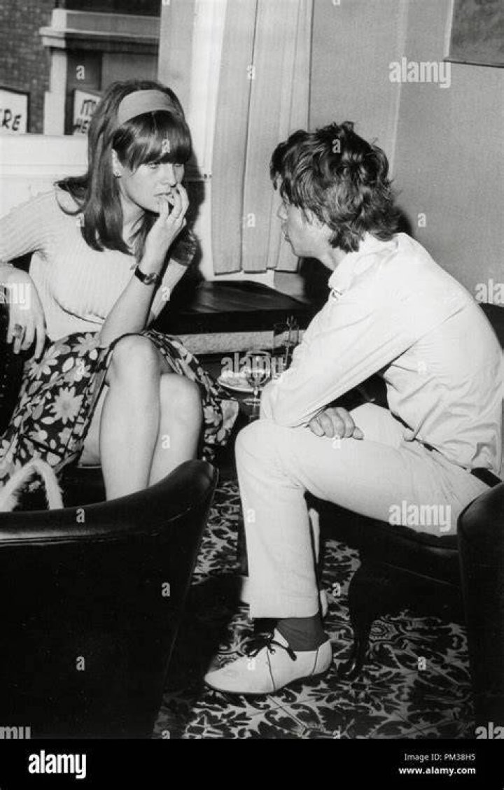 Mick Jagger and Chrissie Shrimpton
