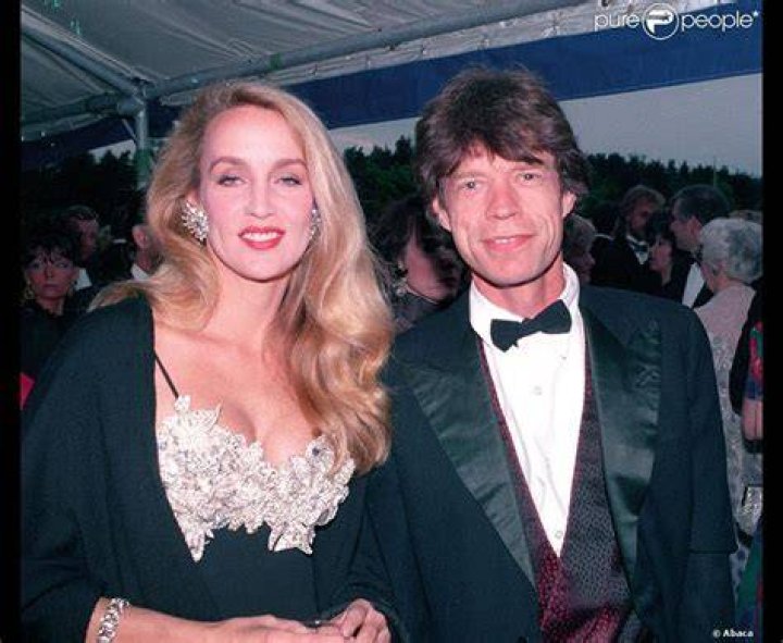 Mick Jagger and Jerry Hall