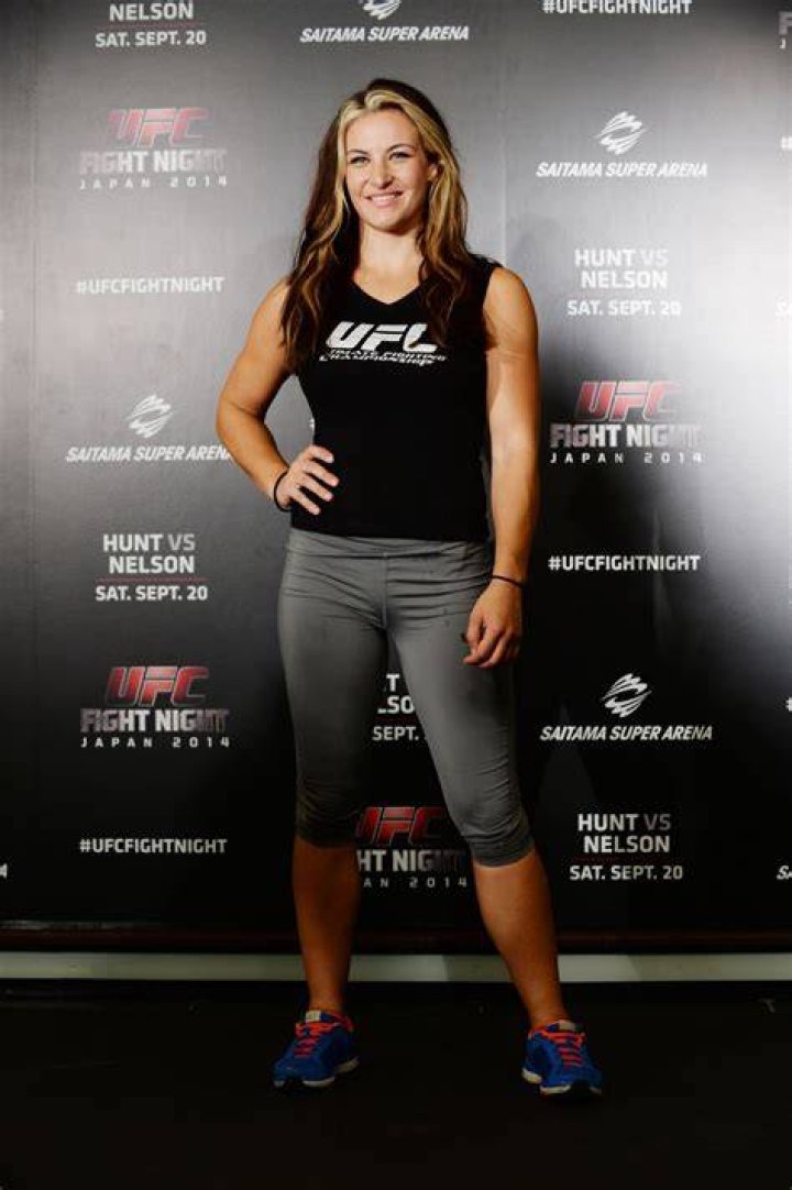 Miesha Tate in the UFC ring