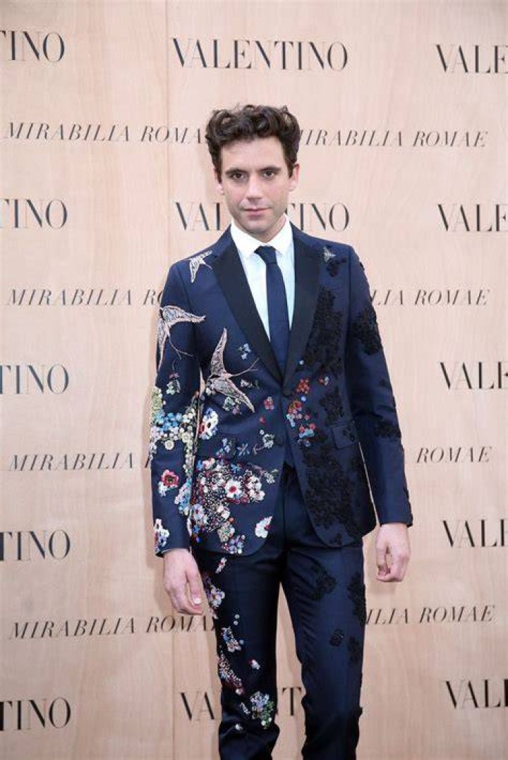 Mika at the Valentino 'Mirabilia Romae' haute couture collection in July 2015 in Rome