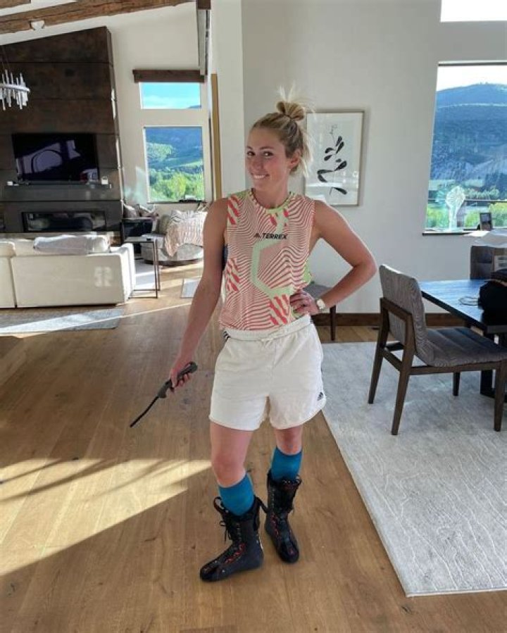 Mikaela Shiffrin in an Instagram selfie in September 2016