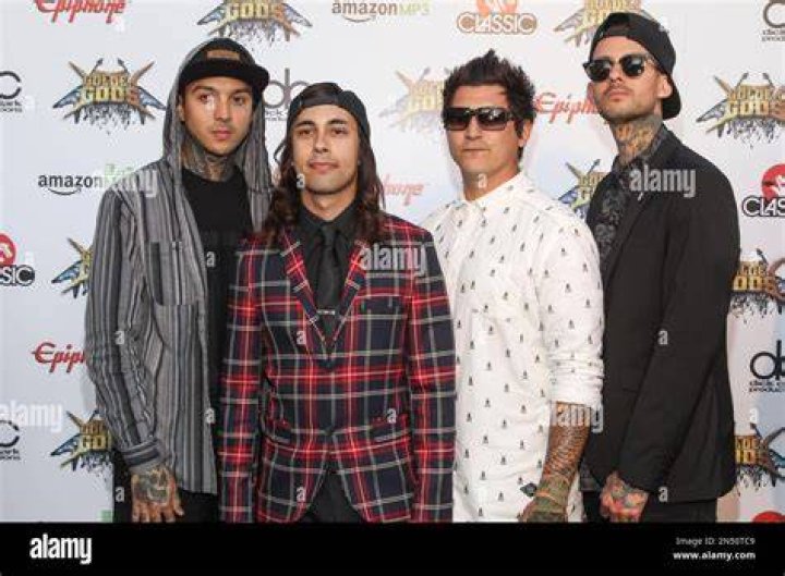Mike Fuentes of Pierce the Veil performing in the music festival Rock am Ring in 2013