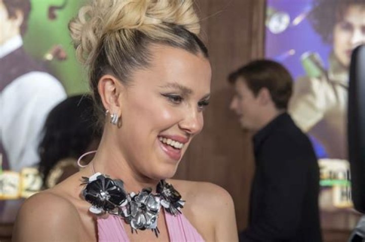 Millie Bobby Brown takes questions from the audience at BUILD Series held at AOL HQ in August 2016