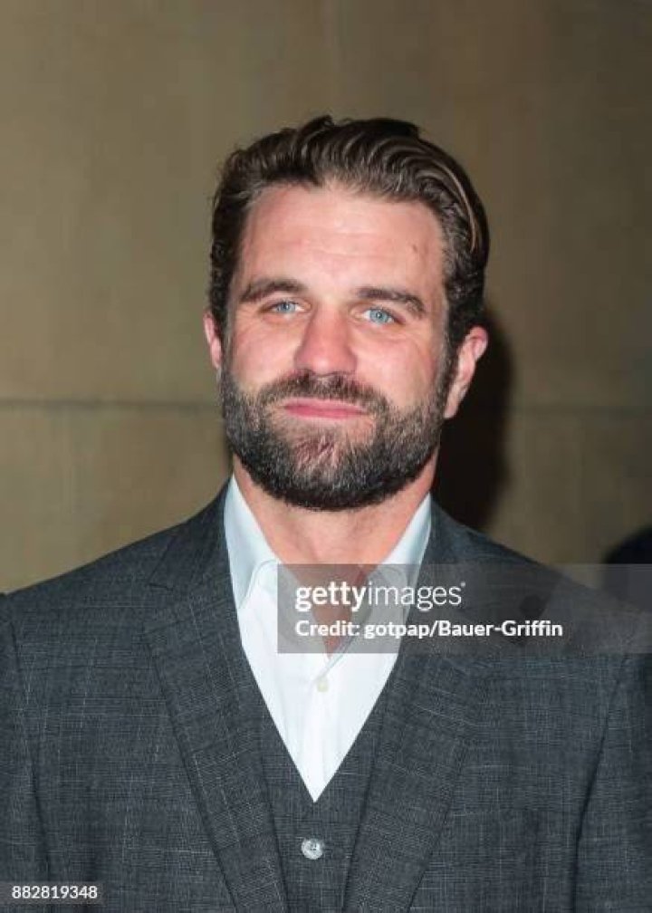 Milo Gibson in February 2017 saying cheers to himself and his beard