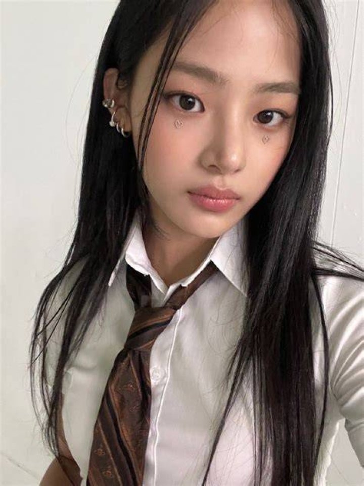 Minji from New Jeans as seen in July 2022