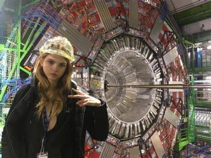 Molly Bair at CERN in March 2018
