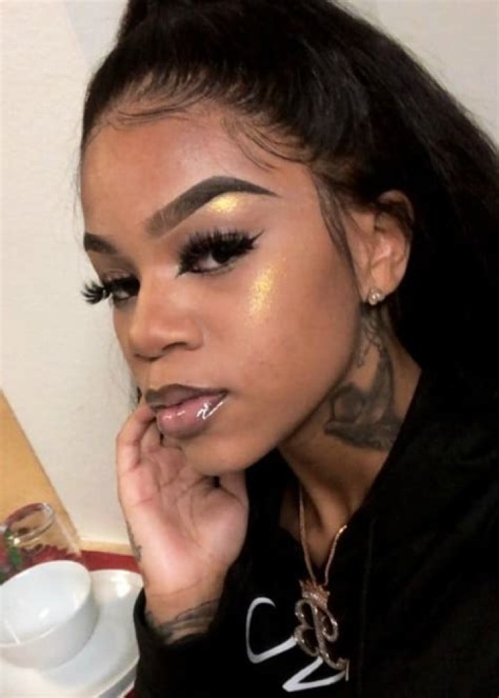 Molly Brazy in a selfie as seen in January 2018