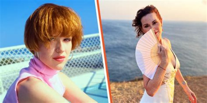 Molly Ringwald in Greece in 2010