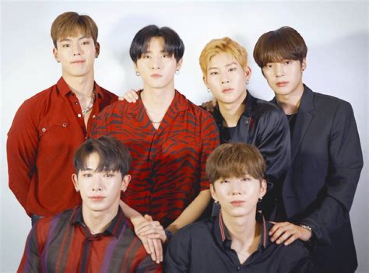 Monsta X during the promotions of The First Asia Fan Meeting in Bangkok in December 2016