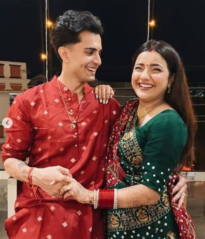 Mrunal Panchal with her boyfriend Anirudh Sharma as seen in February 2020