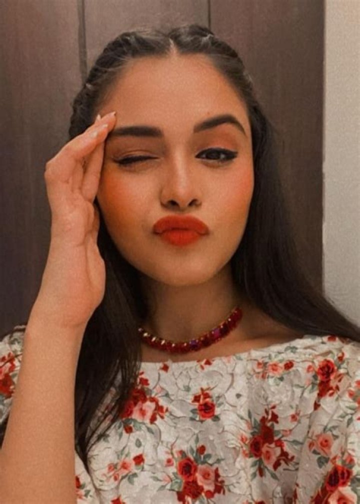 Muskan Bamne in a selfie that was taken in June 2021
