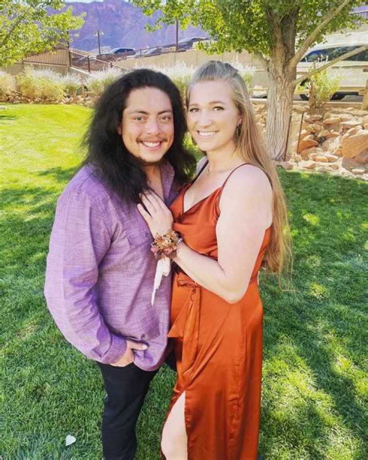 Mykelti Brown with her husband Antonio Padron and their children Ace, Archer, and Avalon in January 2023, in Lehi, Utah