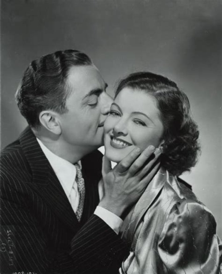 Myrna Loy and William Powell as seen in a promotional photo for the film 'The Thin Man'