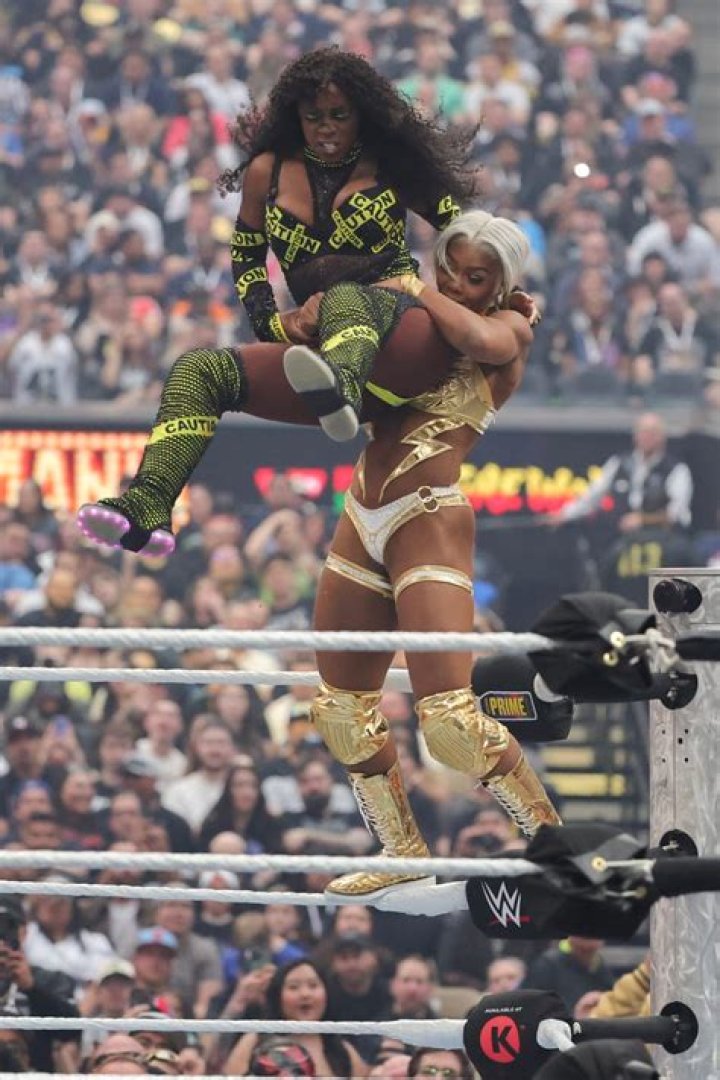 Naomi during the Wrestle Mania 32 Axxess in March 2016