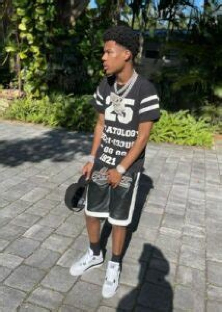 Nardo Wick posing for a picture in Miami, Florida in May 2022