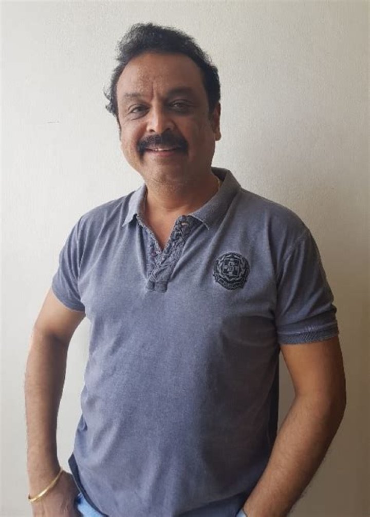 Naresh as seen while smiling for a picture