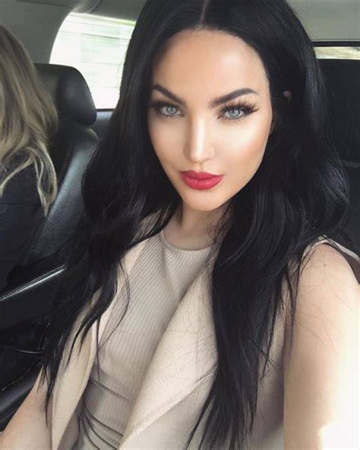 Natalie Halcro in a selfie in February 2022