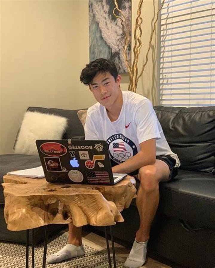 Nathan Chen in an Instagram selfie as seen in April 2017