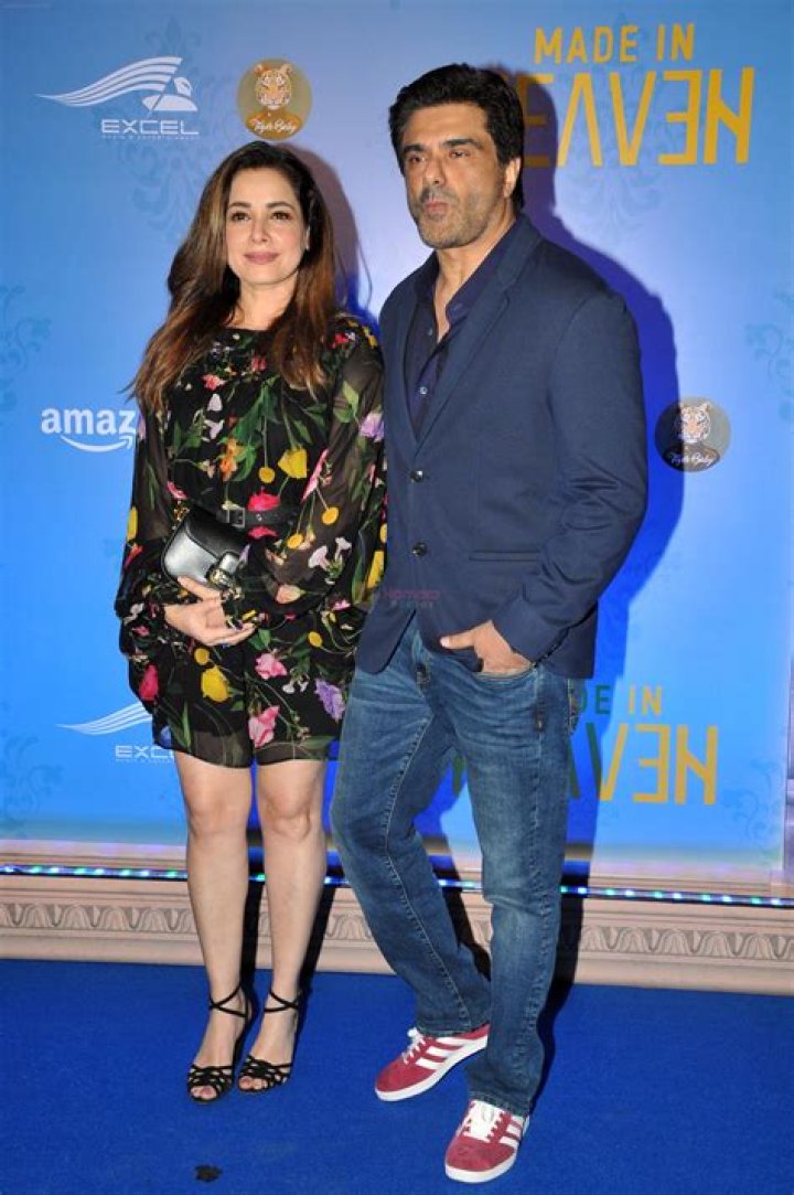 Neelam Kothari and Sameer Soni at Kallista Spa opening in 2012