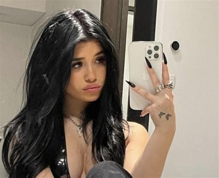 Nessa Barrett in an Instagram selfie as seen in October 2019