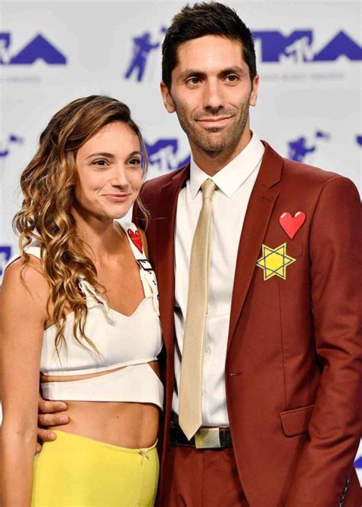 Nev Schulman and Laura Perlongo, as seen in October 2019