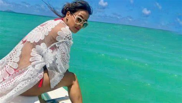 Nia Sharma in bikini in a picture shared on her social media in 2016
