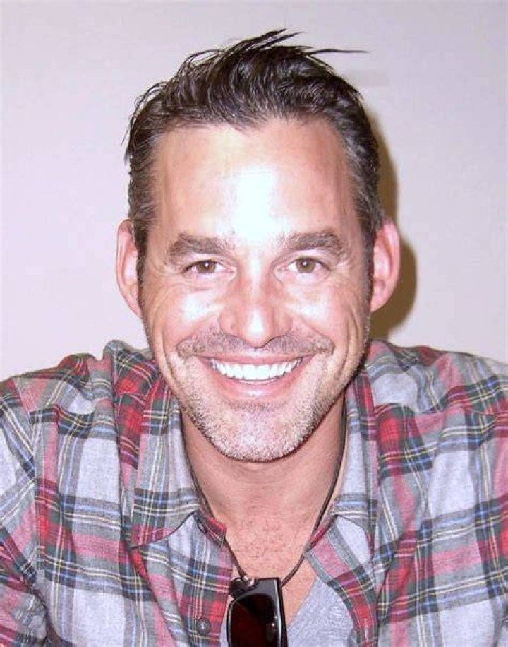 Nicholas Brendon (Right) and English actor Anthony Stewart Head at the Oakland Super SlayerCon in August 2004