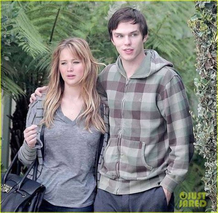 Nicholas Hoult and Jennifer Lawrence