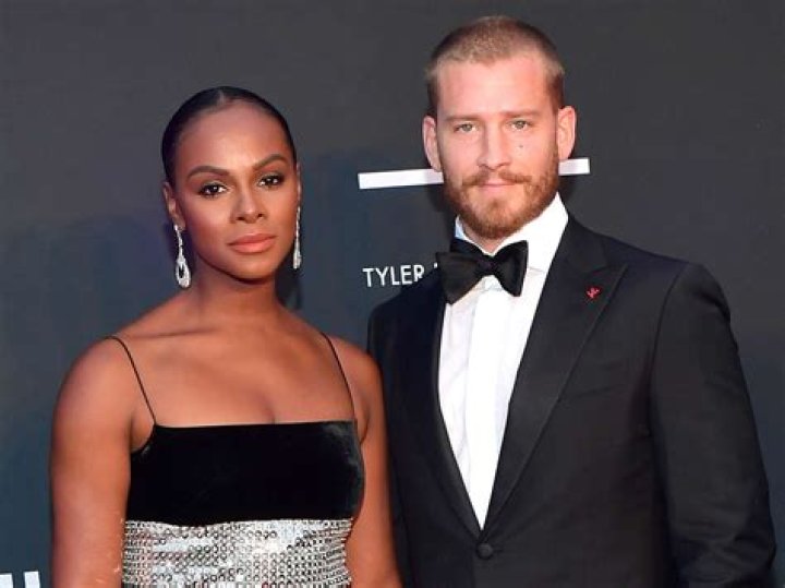 Nicholas James and Tika Sumpter, as seen in November 2018