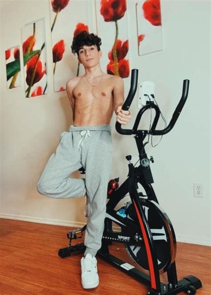 Nick Bencivengo as seen in a selfie that was taken in Los Angeles, California in February 2021