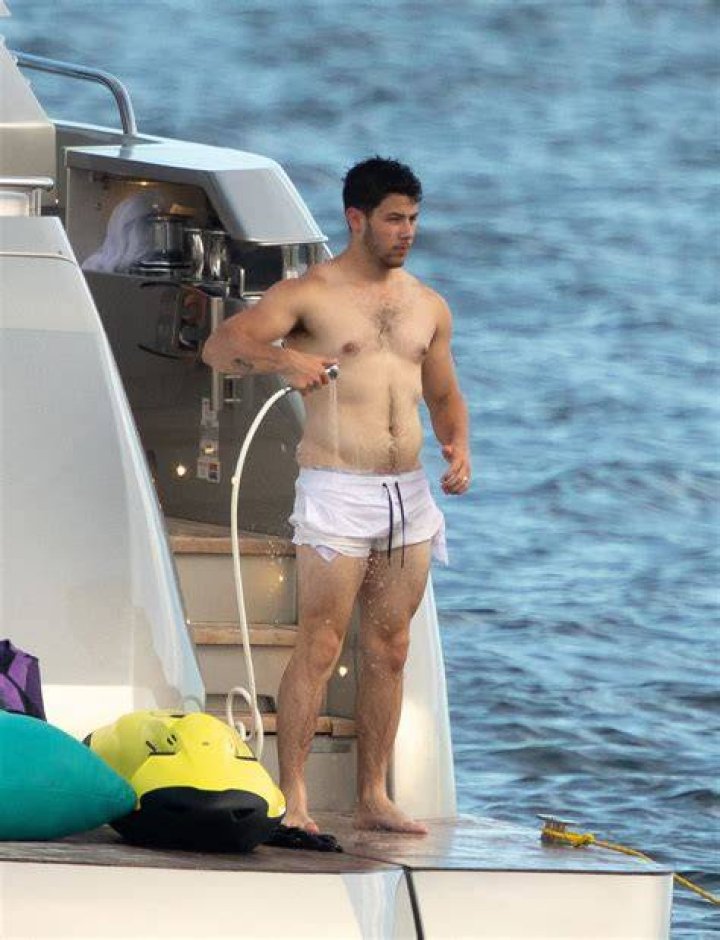 Nick Jonas shirtless body