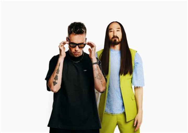 Nicky Romero (Right) with Steve Aoki at Protocol Studios in July 2018