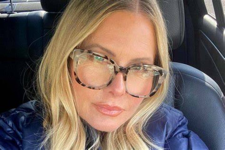 Nicole Eggert in a selfie with her daughter as seen in July 2018