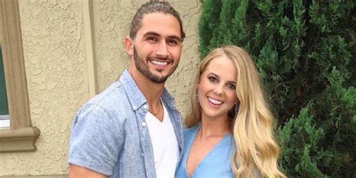 Nicole Franzel and Victor Arroyo, as seen in June 2020