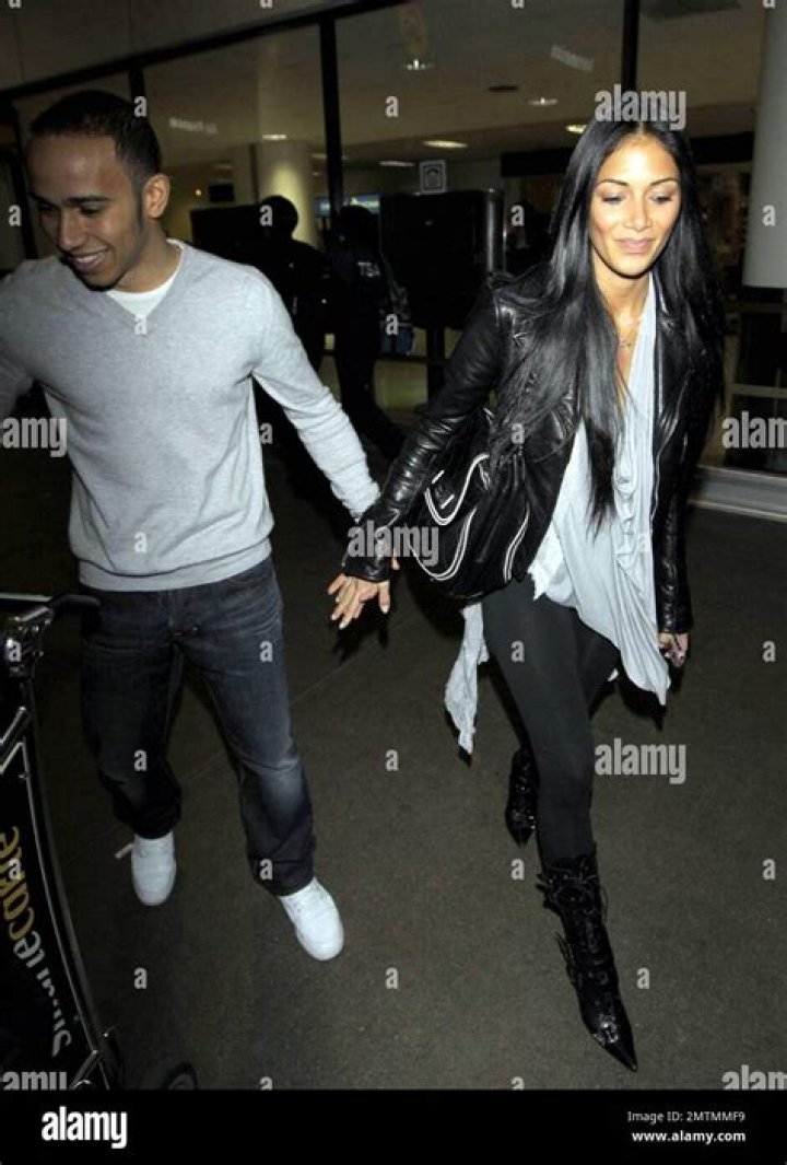 Nicole Scherzinger and boyfriend Lewis Hamilton