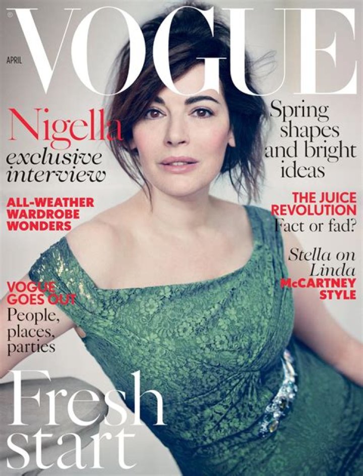 Nigella on Vogue April 2014 cover