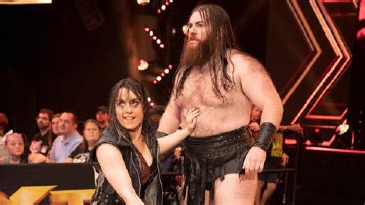 Nikki Cross with her husband as seen in 2020