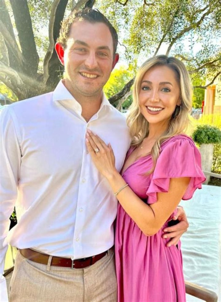 Nikki Guidish as seen in a picture with her beau Patrick Cantlay in September 2022, on their engagement