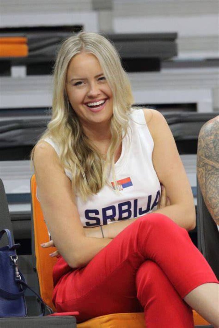 Nikola Jokić and Natalija Macesic, as seen in June 2017