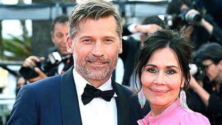 Nikolaj Coster-Waldau with wife Nukaka and 2 daughters