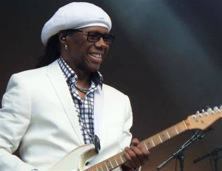 Nile Rodgers performing at Liseberg in June 2016