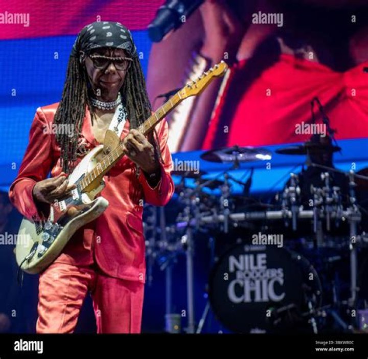 Nile Rodgers performing live at &Oslash;redev in November 2014