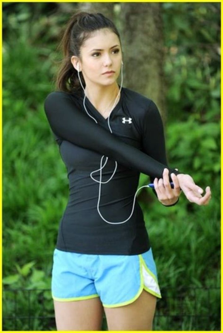 Nina Dobrev running