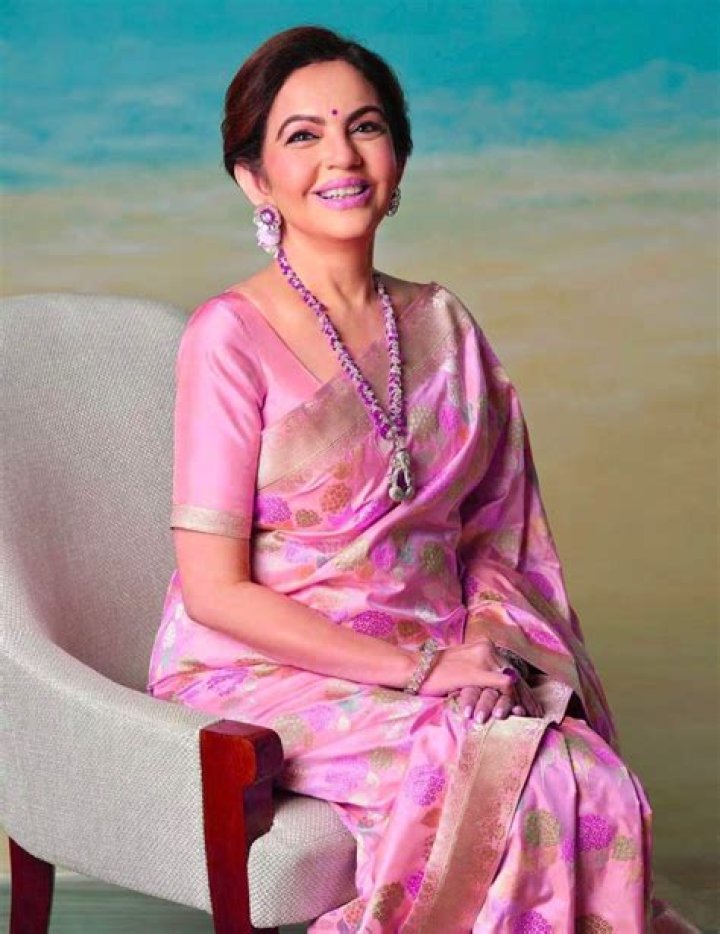 Nita Ambani in an Instagram post as seen in December 2019