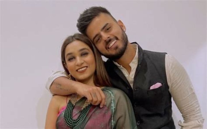 Nitish Rana and Saachi Marwah, as seen in July 2020