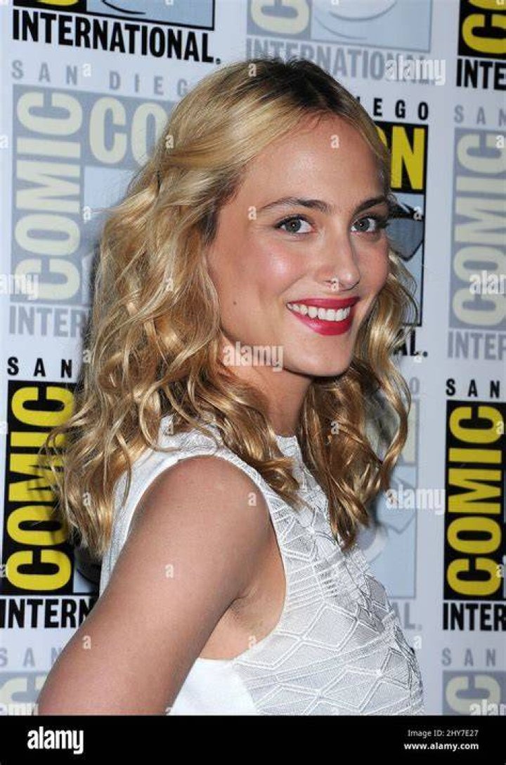 Nora Arnezeder at the CBS Television Studios press room during Comic-Con International 2015