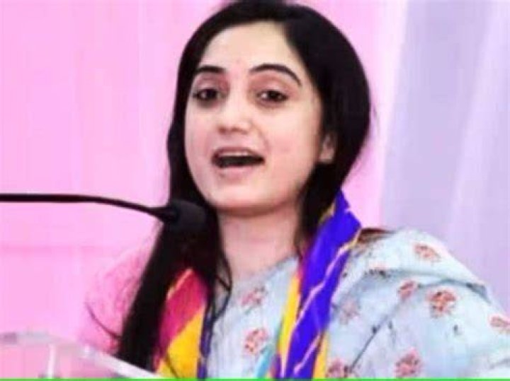 Nupur Sharma as seen in a selfie that was taken in January 2023