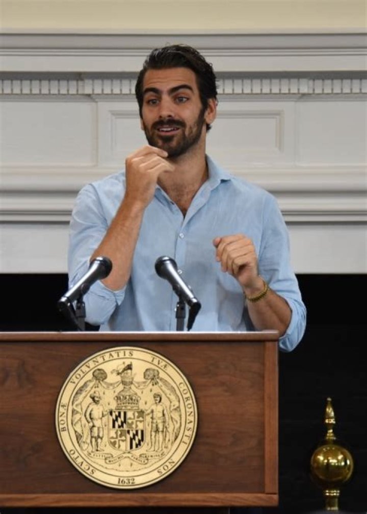 Nyle DiMarco during the Citation Presentation at Maryland State House, 100 State Circle, Governor&rsquo;s Reception Room in September 2016