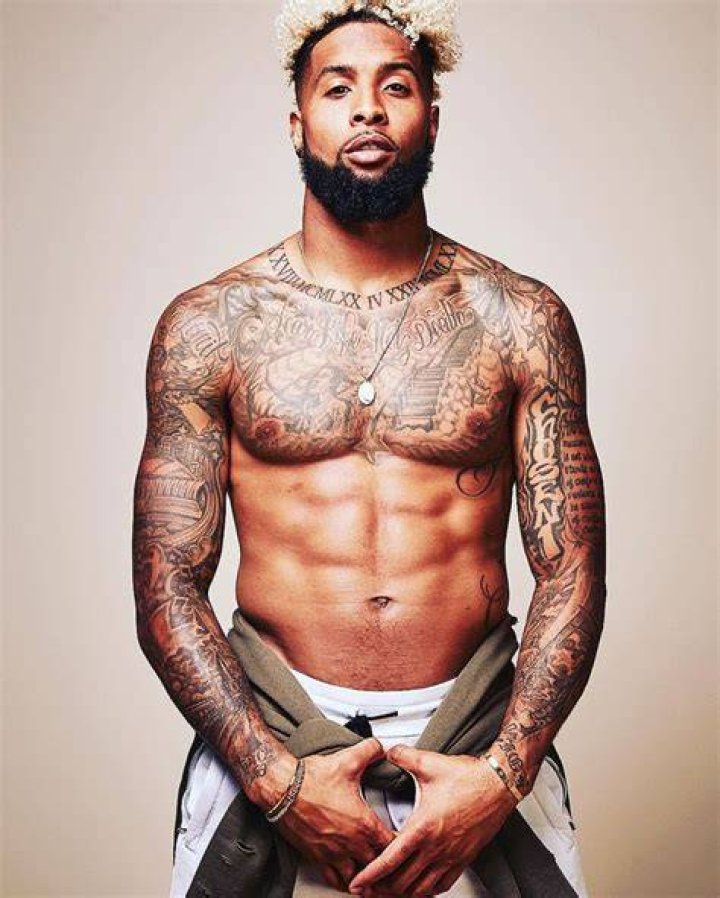 Odell Beckham Jr. shirtless body