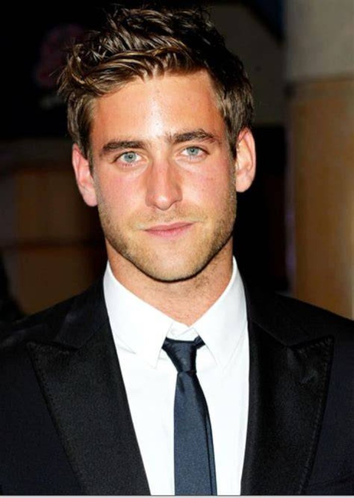Oliver Jackson-Cohen posing for the camera in Aix-en-Provence, France in November 2017